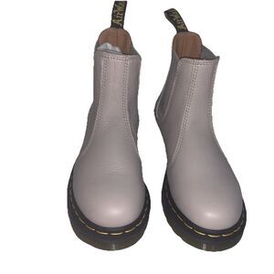 Dr. Martens Doc 2976 Vintage Taupe Virginia Chelsea Boots Womens Sizes 7